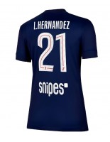Paris Saint-Germain Lucas Hernandez #21 Domácí Dres pro Dámské 2025-26 Krátký Rukáv